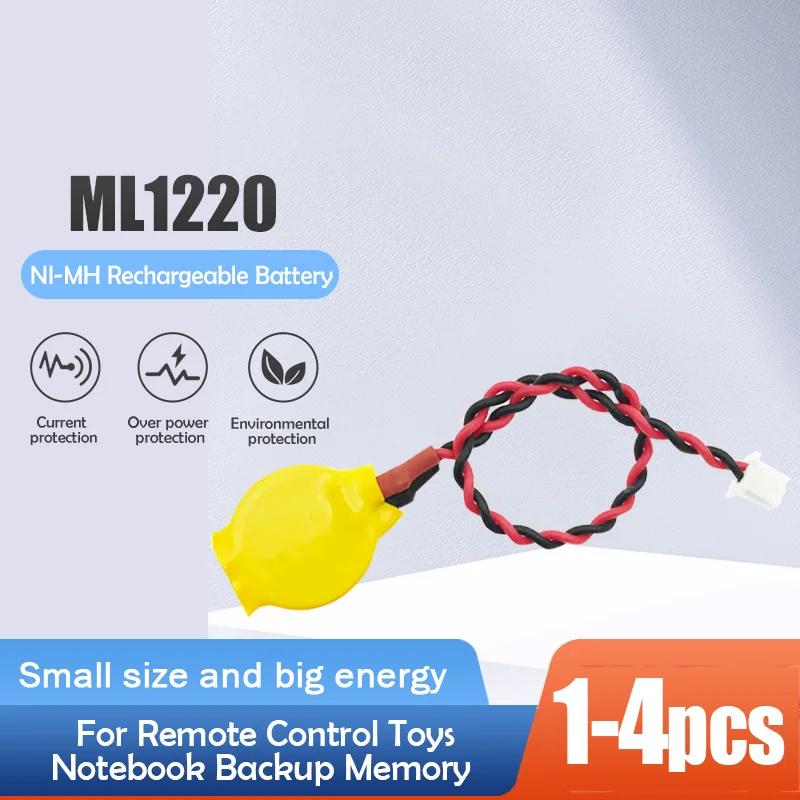 1-4 шт./лот ML1220 ML 1220 CMOS RTC 3V литий-ионная аккумуляторная батарея для компьютера
