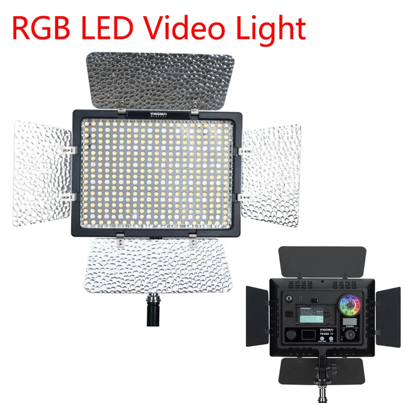 Yongnuo YN300 IV YN-300 IV RGB LED Video Light 3200k-5500K RGB Full-Color Camera Photo Lighting for Studio Video