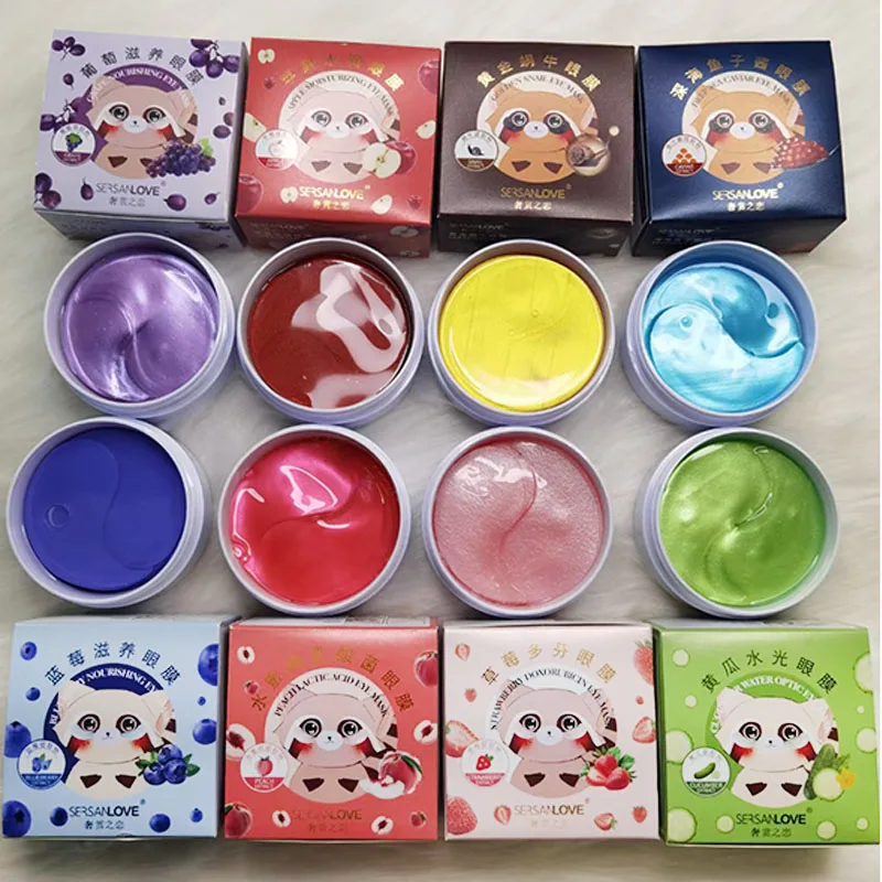 Натуральных фруктов сухая заморозка Extact маска для глаз с украшением в виде