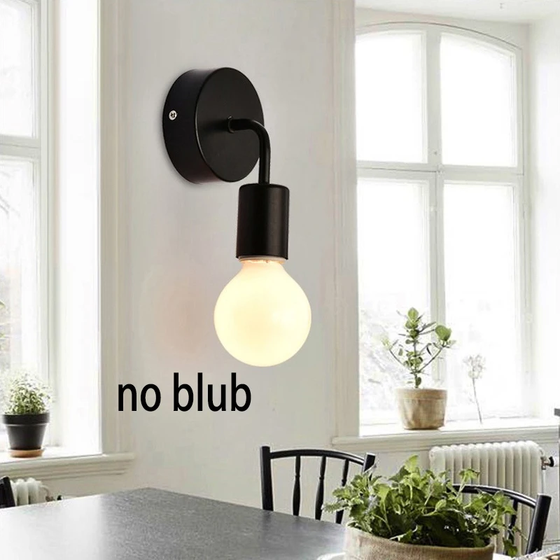 E27 Настенные светильники прикроватная лампа светодиодная Настенный светильник