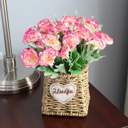 Искусственные Горшечные хиацинты сосна эмуляция бонсай Искусственные цветы поддельные зеленые горшок искусственные растения домашний Декор маленький бонсай - Цвет: 1 set