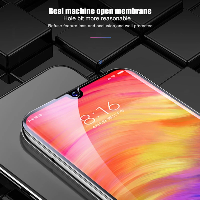 Hacrin для Xiaomi Redmi Note 7 закаленное стекло HD гладкая полностью Защитная пленка экрана |