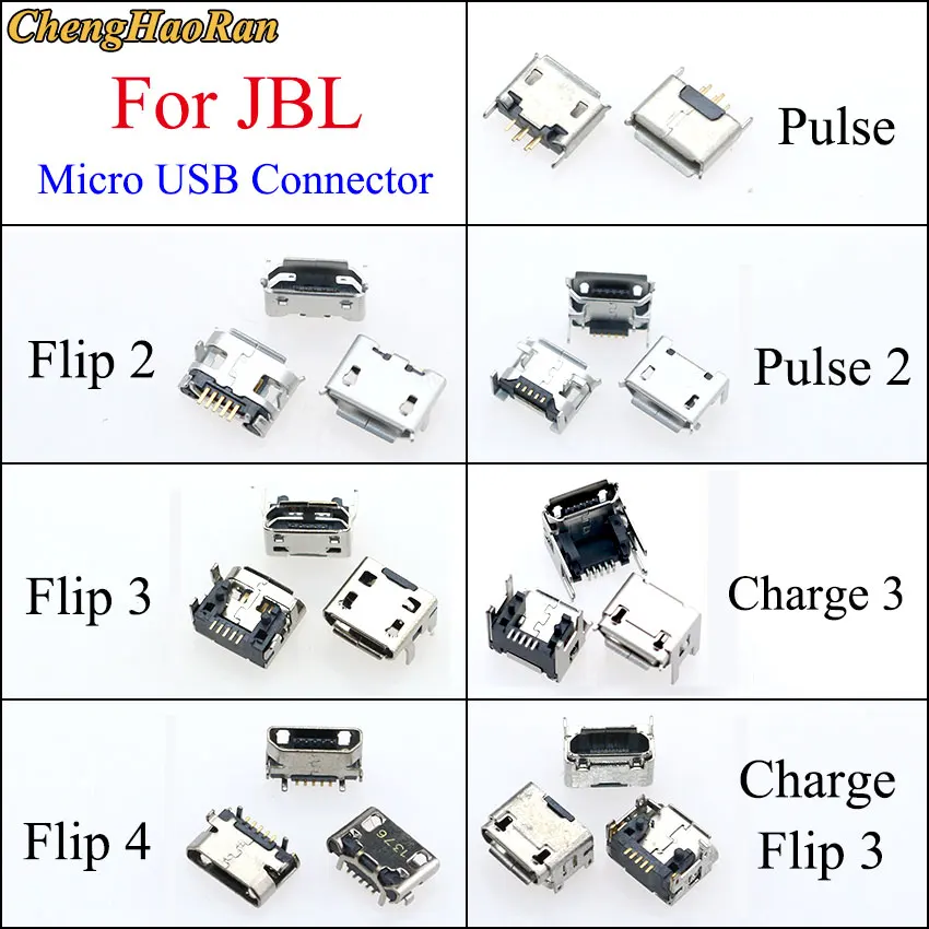 ChengHaoRan для JBL Charge FLIP 3 на возраст 2 4 Pulse Bluetooth Динамик Micro USB разъем док-станция