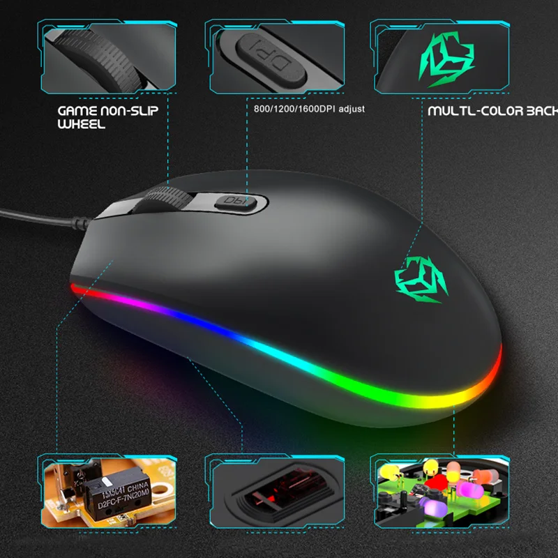 1 шт оптическая игровая мышь m610