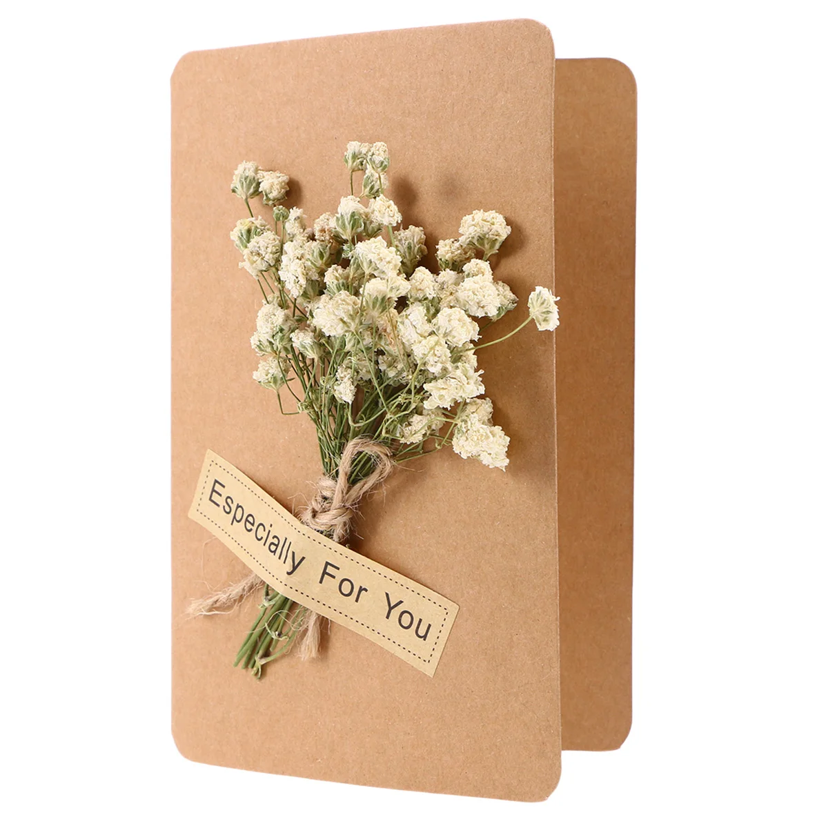 Ручная работа 3D Звездные сушеные цветы складные открытки Свадебные мероприятия