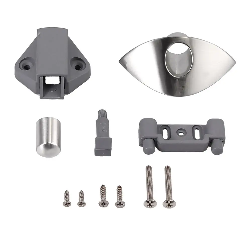 Justech полулуна нажимная защелка ручка замок для кэмпер караван яхты автомобиля