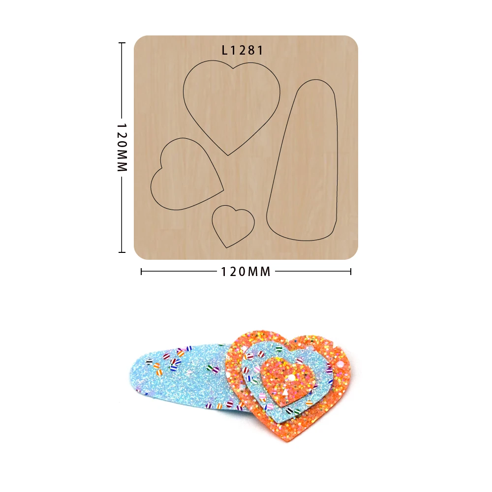 

Handmade Cut Mold Heating Leather Stamp Hairpin Non-Woven Diy Die Cutting Plates Tool Die Suitable For Sizzix Big Shot Machines