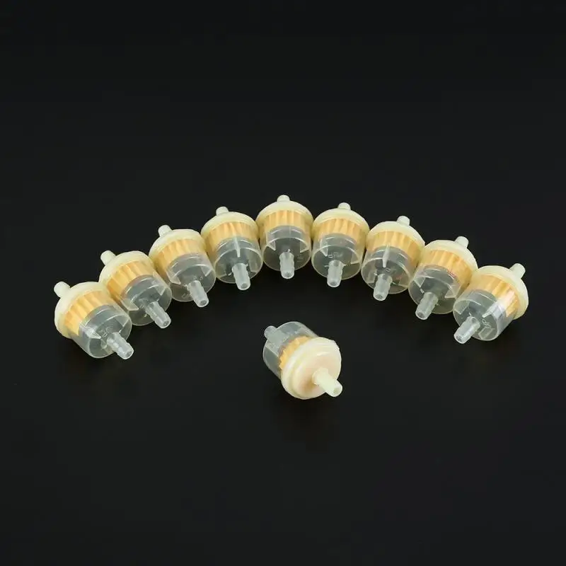 

10PCS Universal Motorcycle Car Fuel Gas Filter Mini Small Engine Inline Carb Fuel Gas Filter Auto Car Accessories 5.2cm*3cm