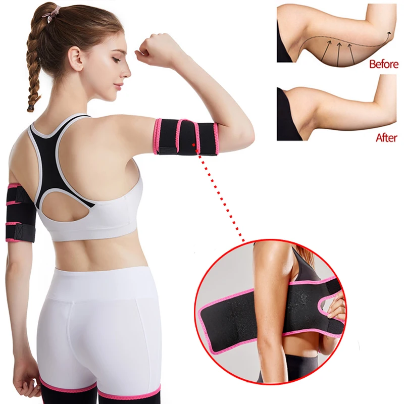 

YongheJia Women Arm Trimmers Sauna Sweat Band Effect Arm Slimmer Anti Cellulite Arm Shapers Weight Loss Workout Body Shaper