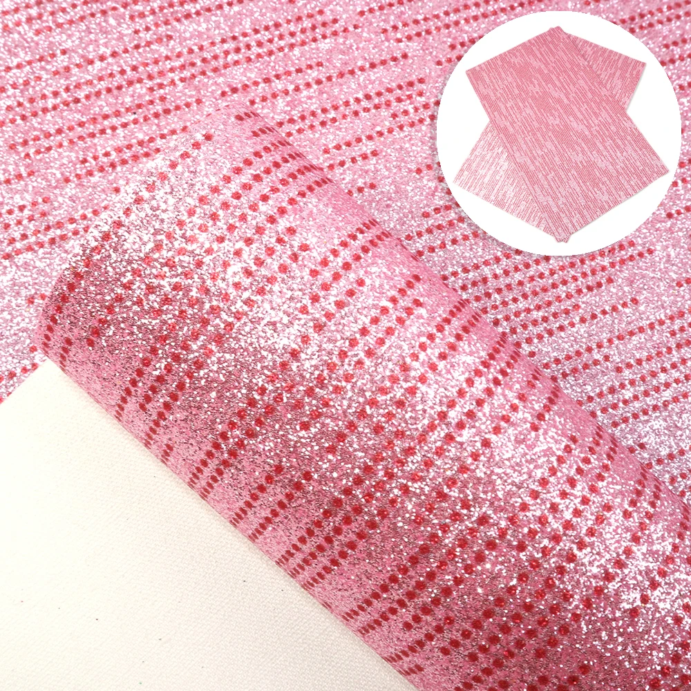 20*33 см платье в горошек и полоску тонкого блестящая искусственная кожа лист для