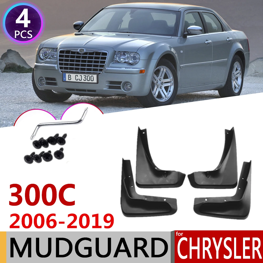 Переднее и заднее автомобильное Брызговики для Chrysler 300C 2006 ~ 2019 брызговики от