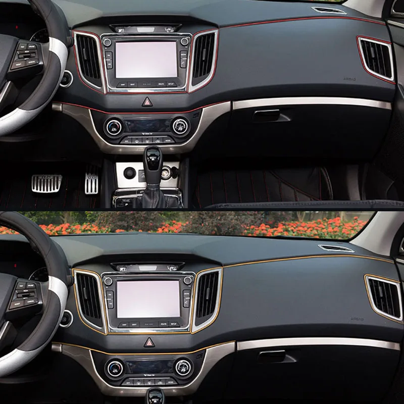 5 м приборной панели автомобиля внутренняя отделка полосы для Citroen C-Quatre C-Triomphe Picasso