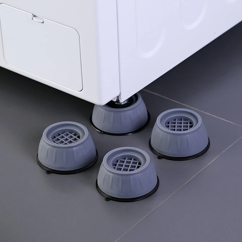 

4 pcs/set of non-slip noise reduction washing machine non-slip mats refrigerator feet kitchen and bathroom shock-proof mats