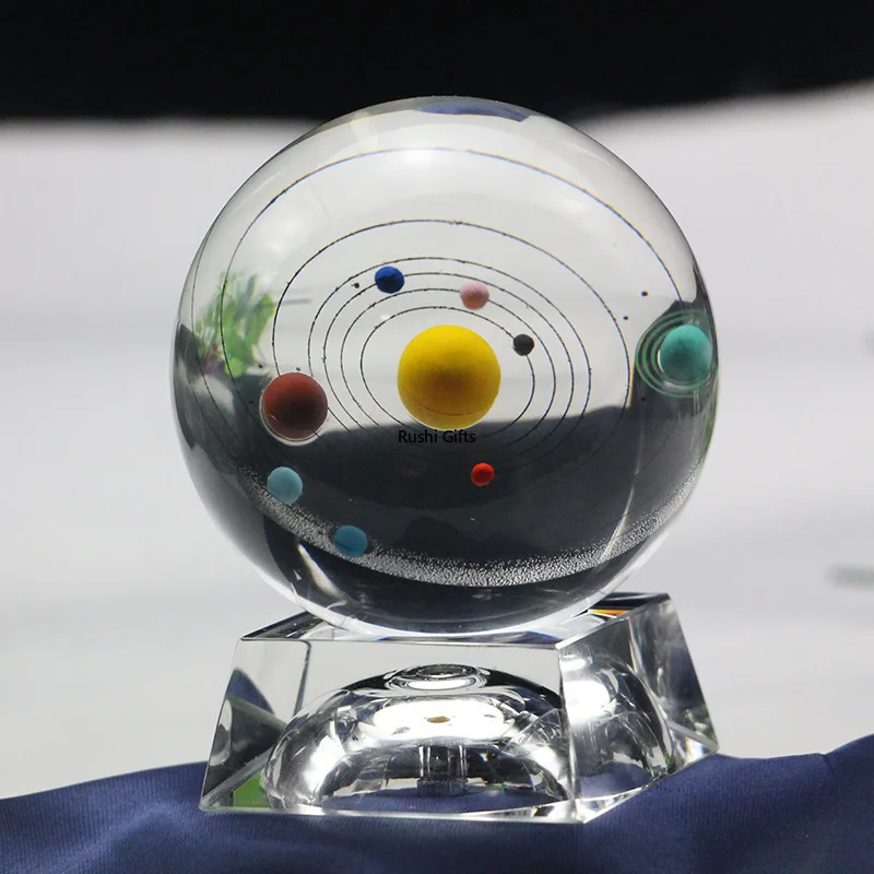 Творческий дом украшения Восемь планет украшение в виде хрустального шара 3DCrystal