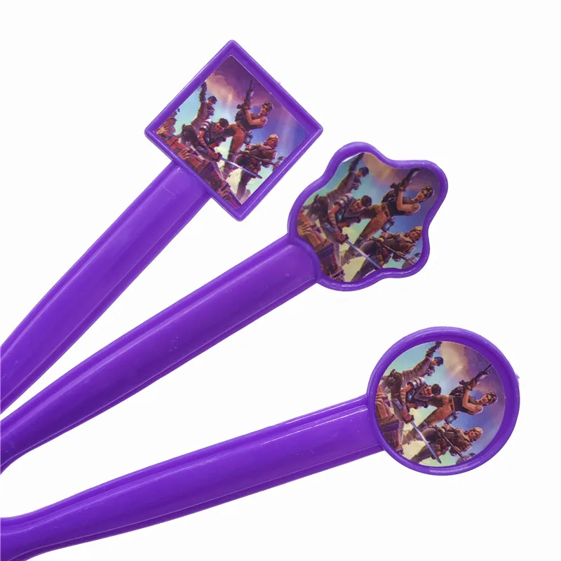24 шт./лот, популярная игра, ночь в крепостях, топпер для кексов, детские украшения на день рождения, вечерние украшения для детской вечеринки
