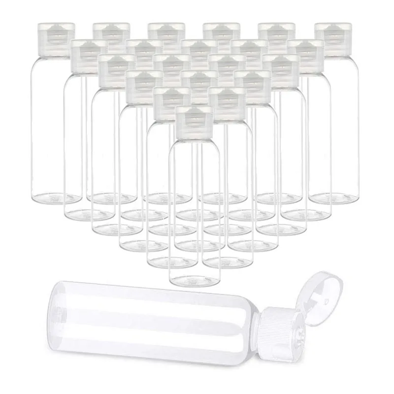 

5PCS Portable Lotion Bottle 10ML 30ML 50ML 60ML 100ML Travel Small Bottle Shampoo Cosmetic Lotion Container Plastic Bottle