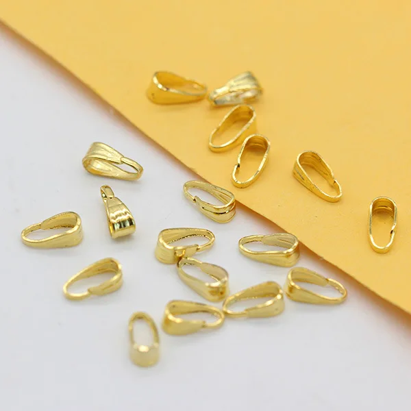 200 шт. золото/серебро/бронза металлическая позолоченная подвеска каменные