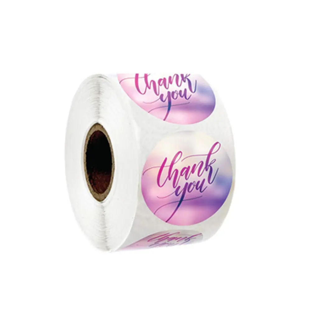 

Rolls Sealing Stickers Animal Pattern Thank You Words Handmade Crafts Decoration Exquisite Stickers Labels