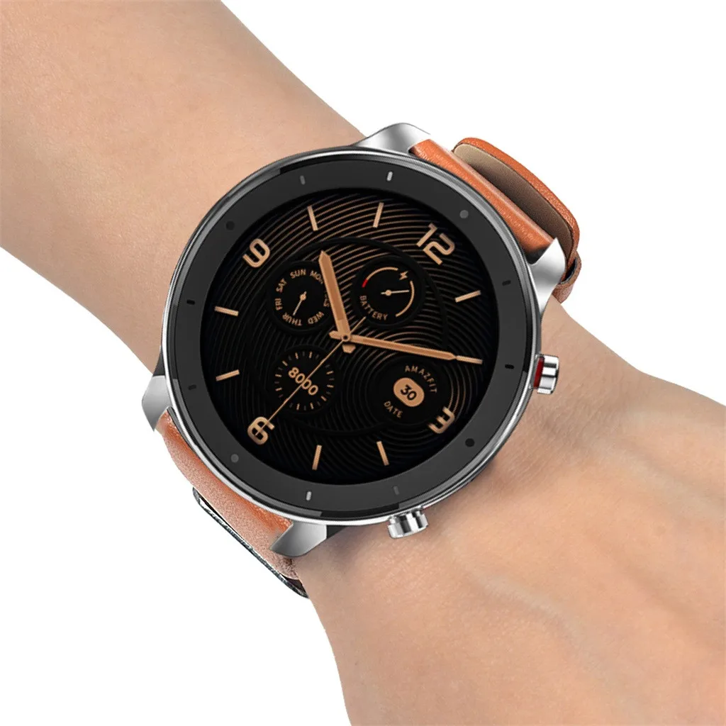 CARPRIE 2019 легкий кожаный Смарт наручные часы ремешок для Huami AMAZFIT GTR 47 мм Jy29 |