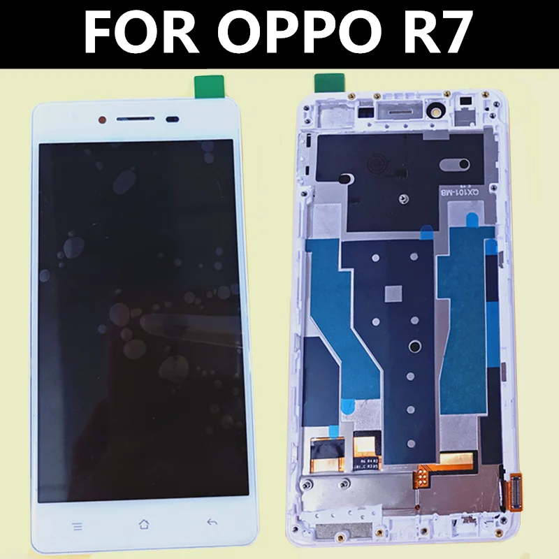 Для OPPO R7 ЖК R7C R7T ЖК-дисплей + сенсорный экран рамка инструменты дигитайзер сборка