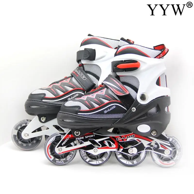 Роликовые коньки для девочек детей и женщин обувь катания на коньках сдвижные