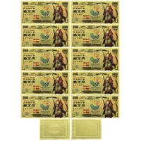 japan gold banknote tokyo world flags switzerland card ten thousand yen souvenir gold plastic cards for collection
