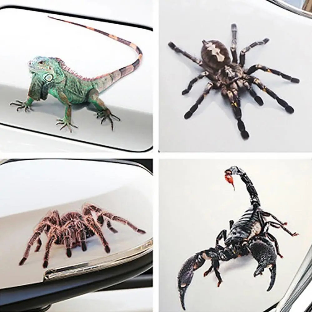 

60% Dropshipping!!3D Scorpion Animal Print Car Auto Trunk Body Bumper Window Decor Decals Sticker