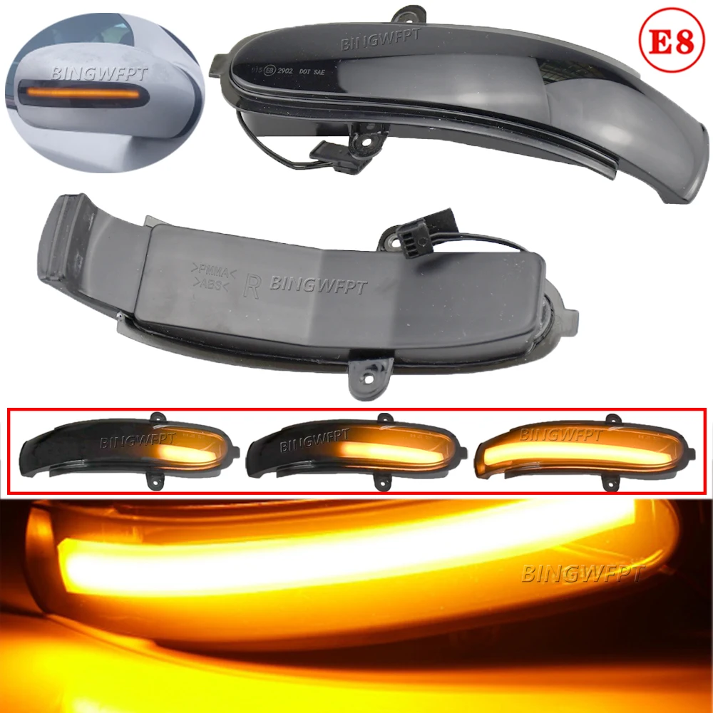 

2 шт., высококачесветильник светодиодные динамические поворотники для Mercedes Benz E-class W211 S211 2002-2007G-class W463 Facelift