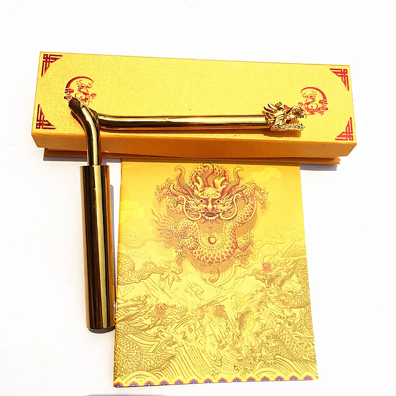 

Ya.x Pure copper folding dragon feet measuring rod water pulse divination compass compass measuring wind water dragon pendulum