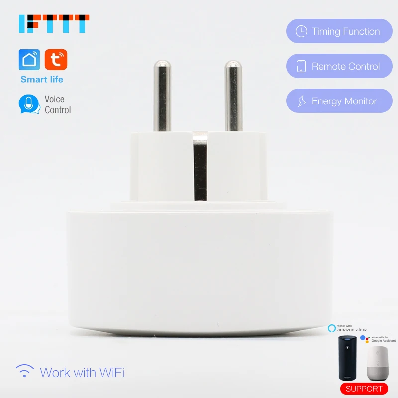 200 шт. 16A wifi смарт ЕС Корея Россия Европа розетка с монитором мощности умный выбор