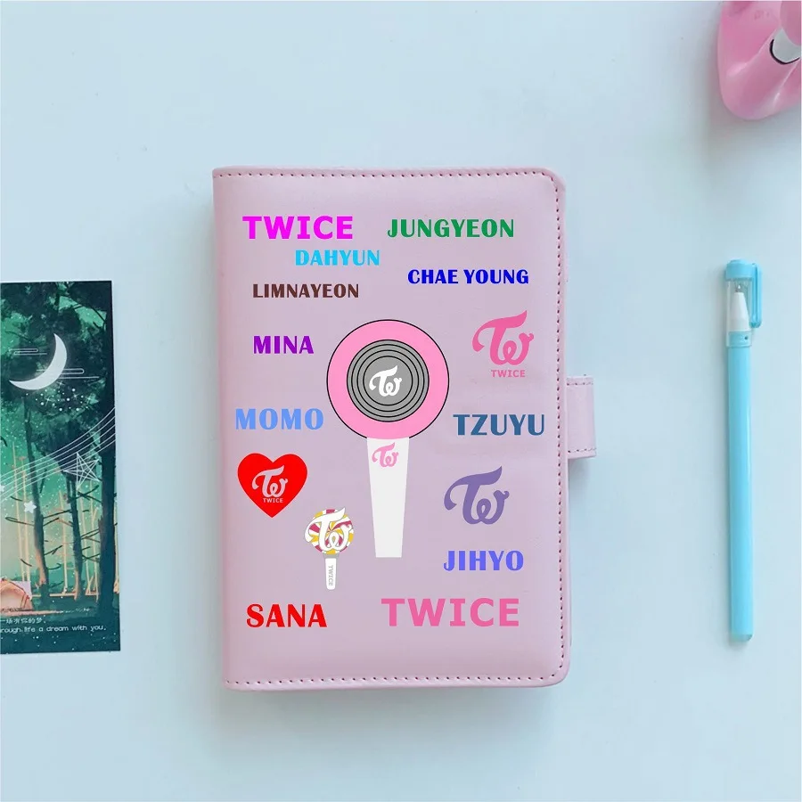 Kpop EXO двойной 17 дюймов GOT7 розовый блокнот DIY Pocketbook блокноты школьные