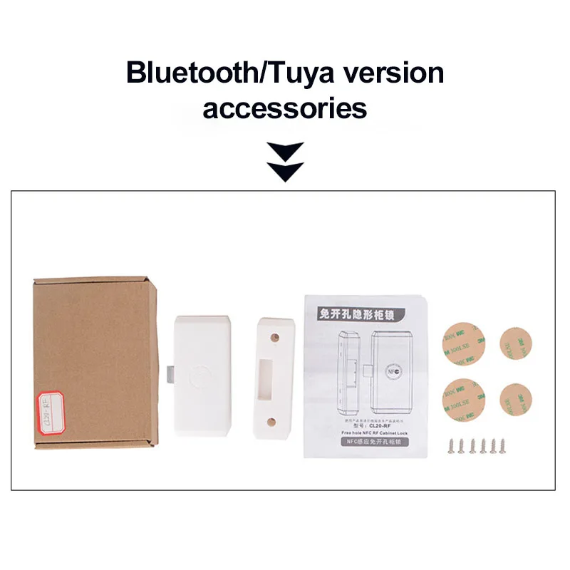 

Smart tuya invisible smart lock Non-opening drawer lock Bluetooth APP unlock smart anti-theft lock cabinet file wardrobe lock