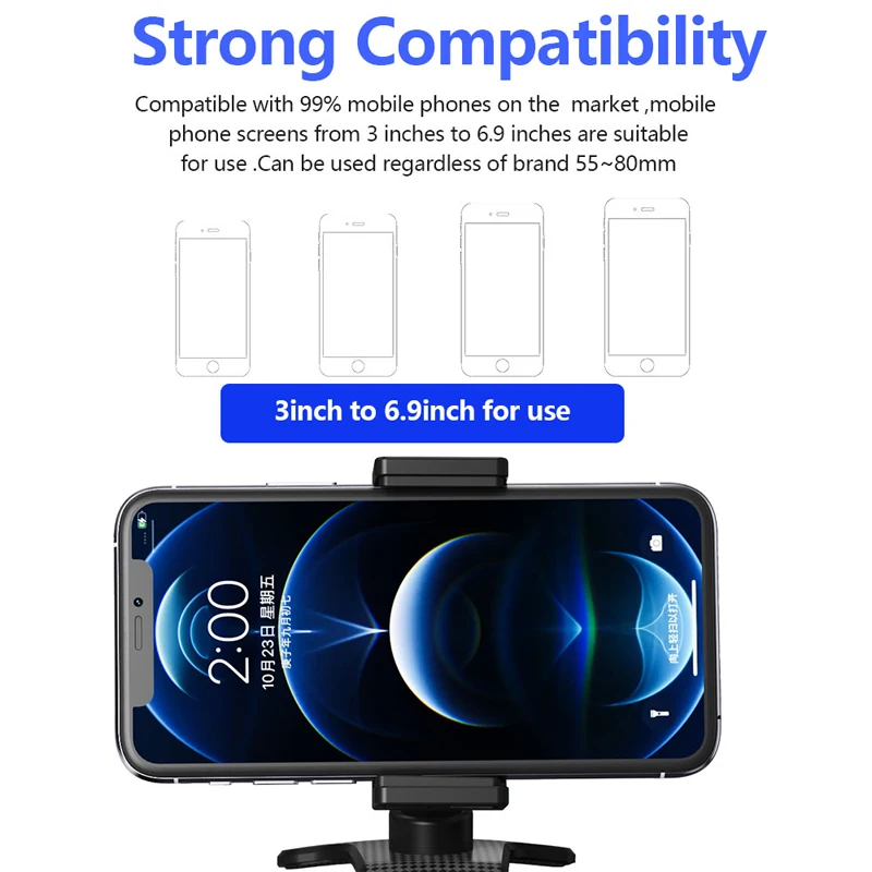 universal car holder for phone dashboard clip mount mobile cell stand smartphone gps support for iphone 12 11 xs x xr xiaomi free global shipping