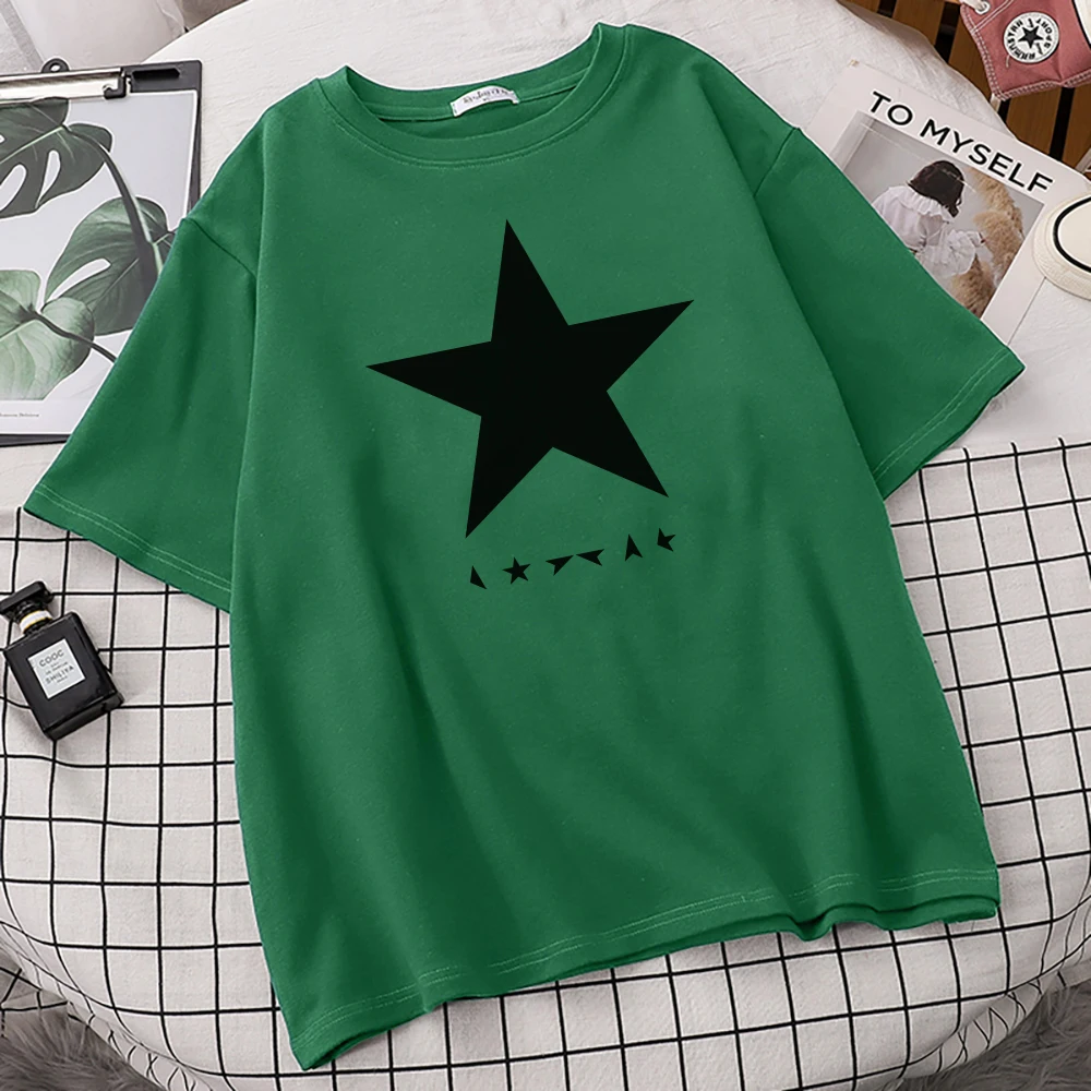 Хит лета 2019 мужские футболки Дэвида Боуи герои черная звезда логотип модная