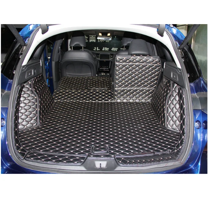 2020 3D Leather Car Trunk Mat Cargo Liner for Infiniti Qx50 2018 2019 2020 Rug Carpet Interior Accessories Sticker
