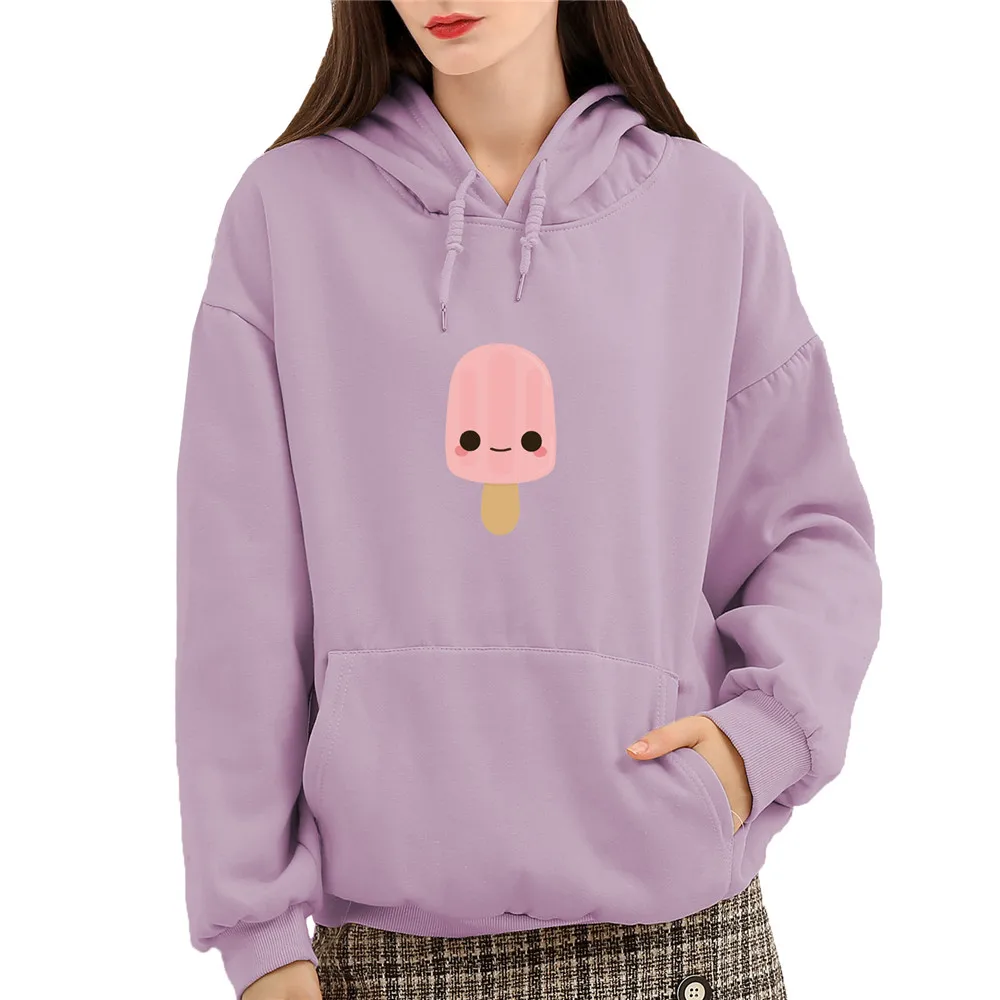 Womens Hoodies Pullover Feminino Egirl Cartoon Cotton Winter Warm Thickening Sudadera Plus Size Sweetshirts Sweatshirts Ladies