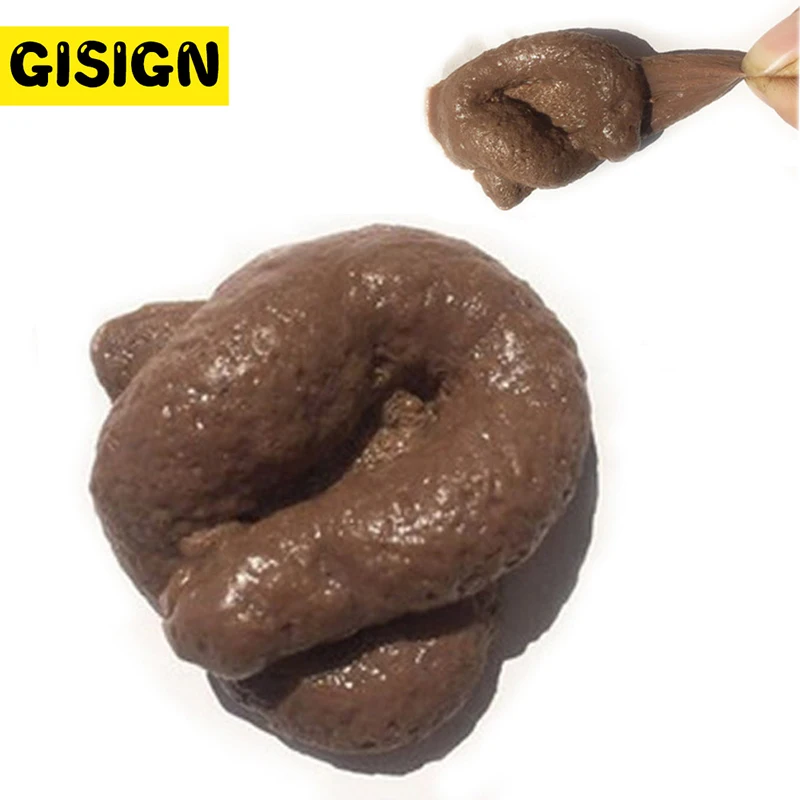 

Antistress Joke Toys Fake Poop Turd Realistic Shit Piece of Prank Gadget Squish Tricky Funny Toys Gag Mischief Gift
