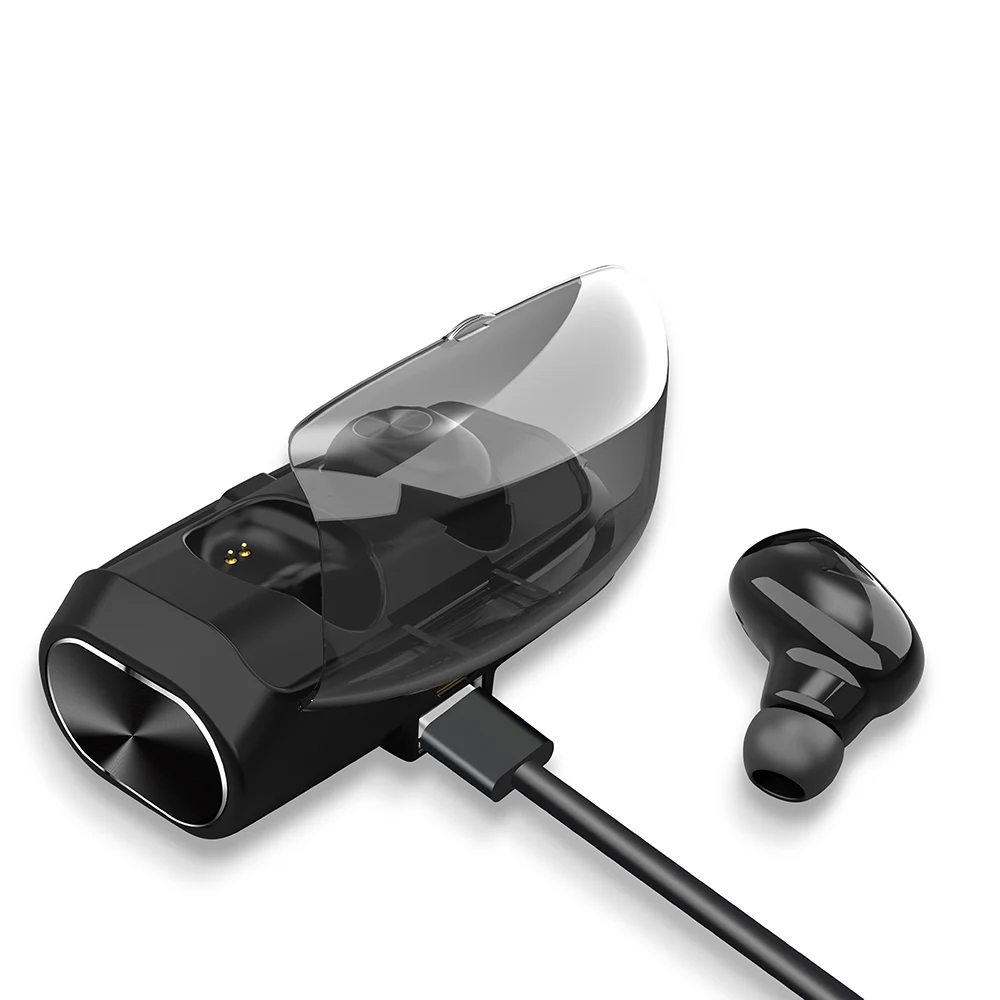 V6 TWS Bluetooth 5 0 наушники беспроводные стерео водонепроницаемые спортивные с 2600 мАч