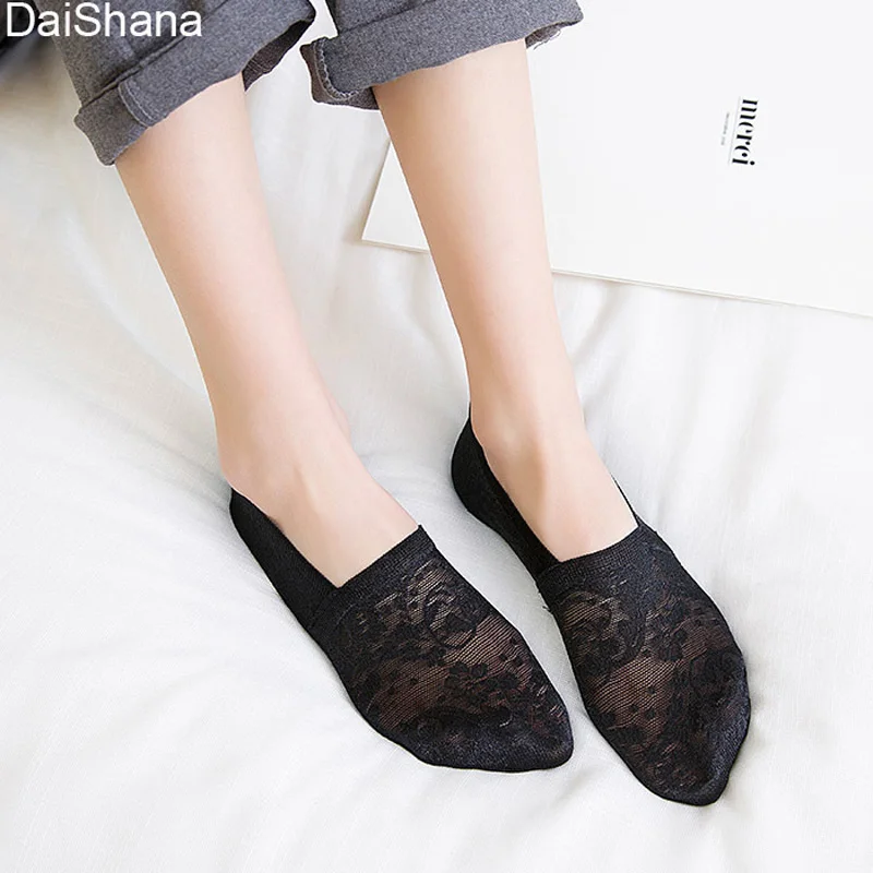 24 Hours Fast Ship Fashion Lace Flower Short Socks Women Girls Summer Socks Antiskid Invisible Ankle Socks Female Boat Socks