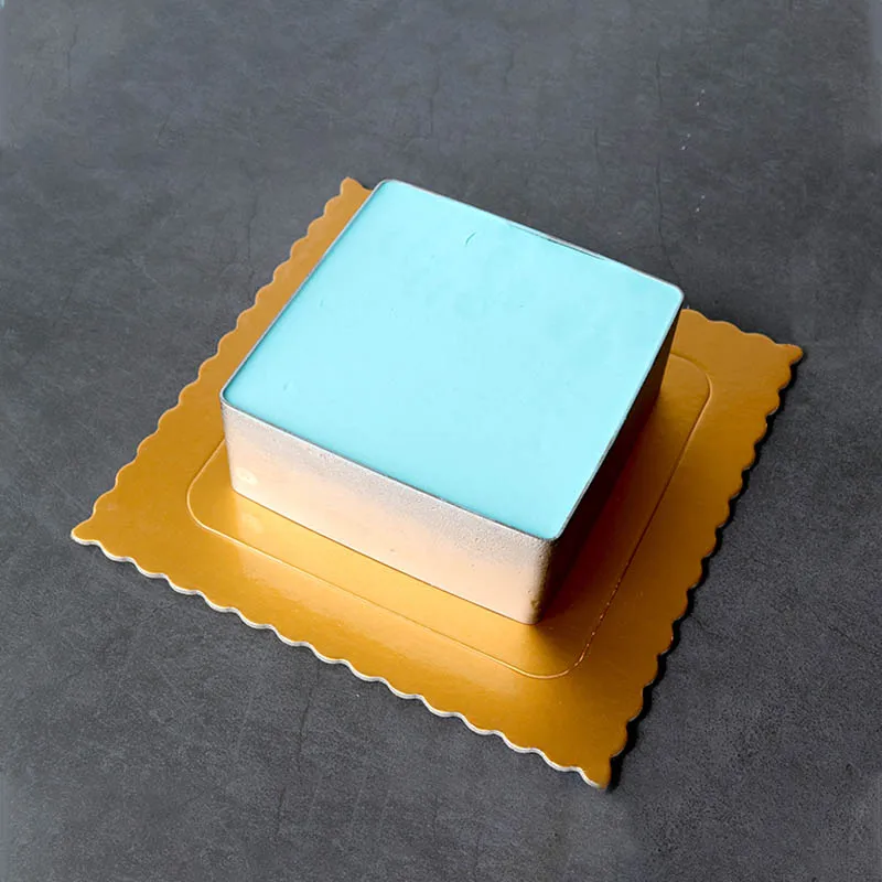 3 шт. квадратный Нержавеющая сталь трафареты для нарезки печенья DIY мусс кольцо