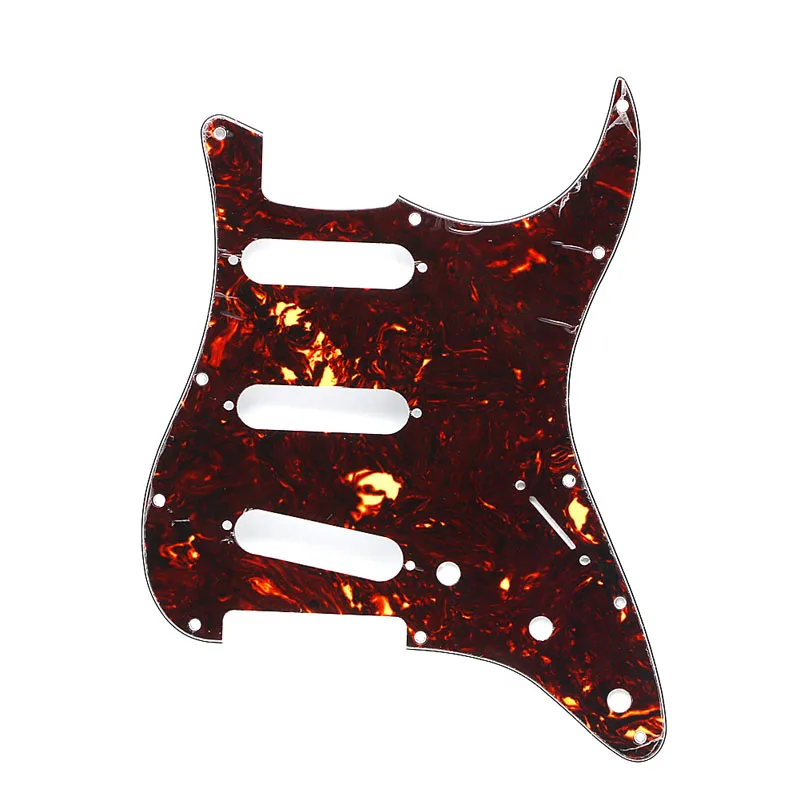 1pc Red Tortoise Shell Pickguard 3 Ply Scratch Plates For Precision Bass PB Guitar