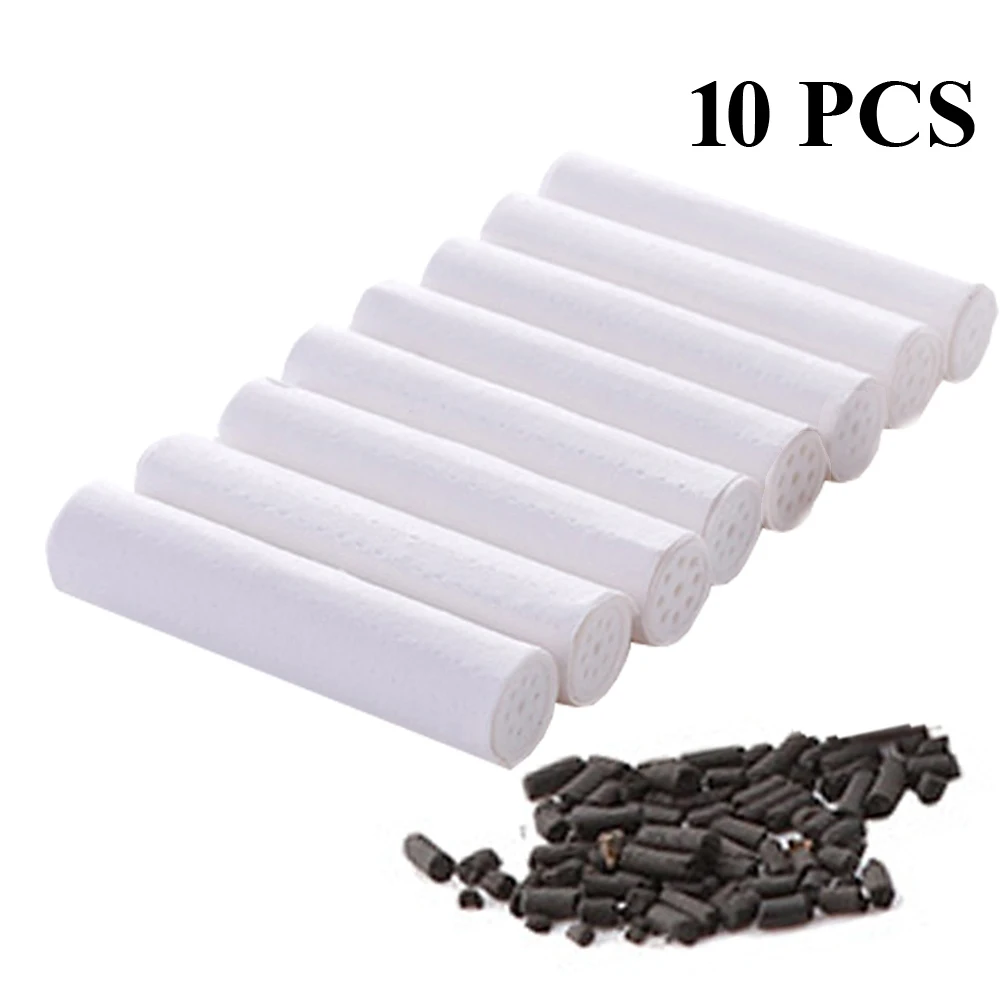 10 шт. 9 мм Фильтры для курительных труб одноразовый фильтр с активированным углем