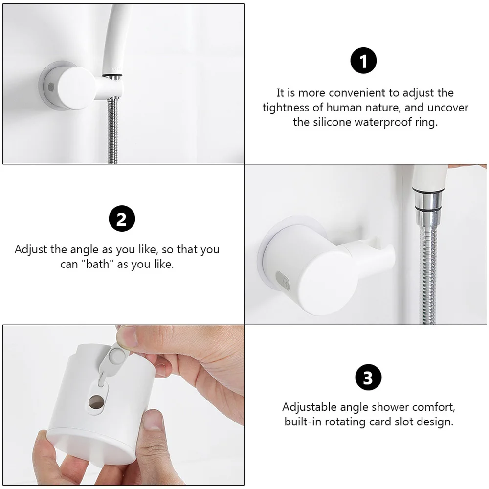 

1pc Bathroom Bracket Base Bracket (White)