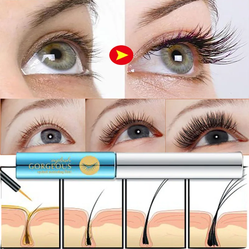 Усилитель ресниц сывороточная эсенция масляные ресницы для роста натуральные