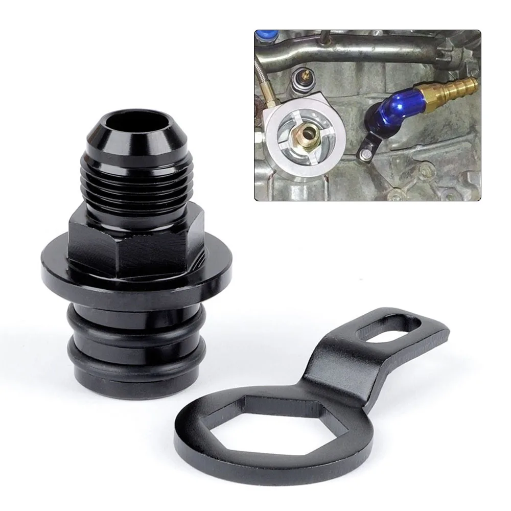 

Fittings Block Plug Adapter Breather Fittings to 10AN Fit for Honda Acura D Series D15 D16