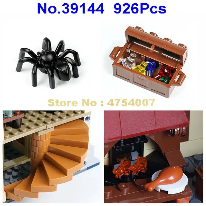 39144 926 шт Гарри, кино great wall house lele 10 фигурок строительные блоки 75954 игрушка