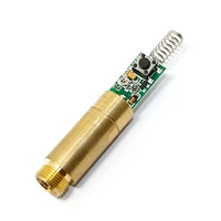 532nm green diode laser 10mw brass dot module 3v with driver