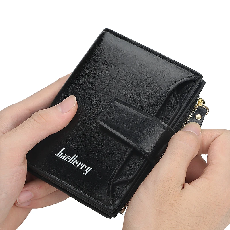 Wallet Women Zipper Leather Hasp Small and Slim Coin Pocket Purse Women Wallets Cards Holders Luxury Brand Wallets men Purse