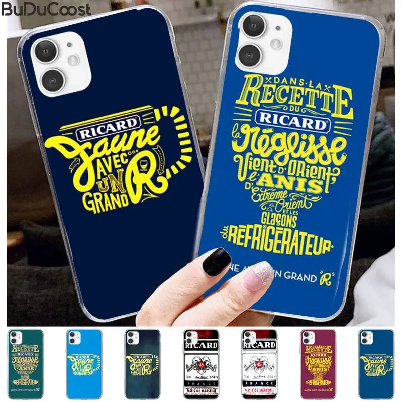 

Ricard Phone Case For Iphone 11 Pro11 Pro Max X 8 7 6 6S Plus 5 5S SE Cass
