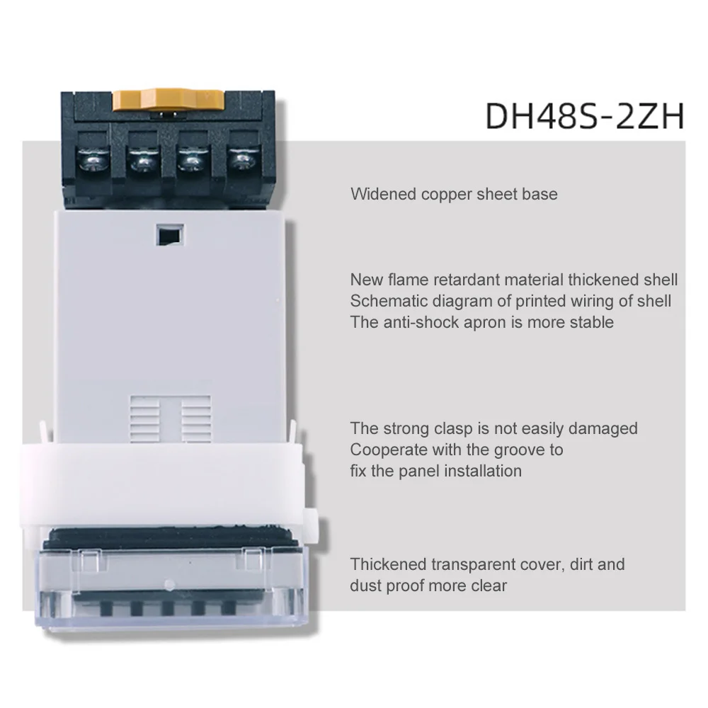 Реле времени с цифровым дисплеем со светодиодной подсветкой 12 в пост. Тока/24 Тока